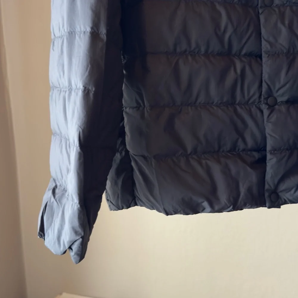 Muji Men's Lightweight Down Collarless Jacket - Picture 3 of 11